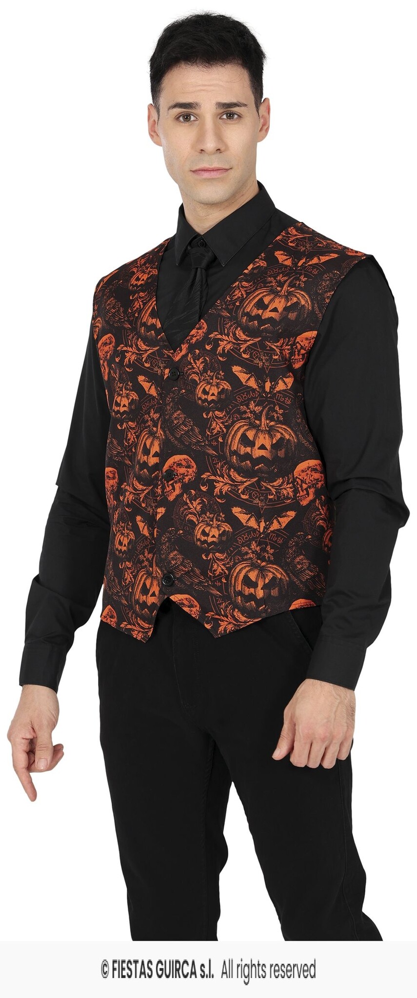 Halloween Gilet Pompoen Heren