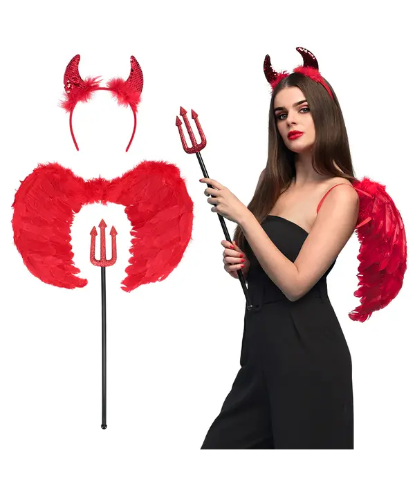 Set Gevleugelde Duivel 3-delig