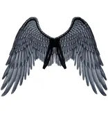 Vleugels Aartsengel zwart (95x75cm)