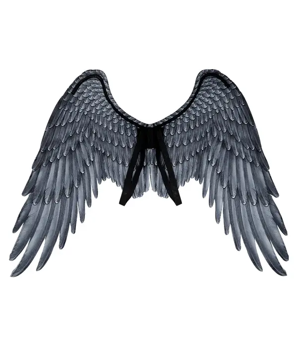 Vleugels Aartsengel zwart (95x75cm)