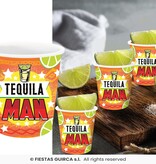 Shotglaasjes Tequila Man Oranje (3st)