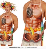 Hawaii Schort Gespierde Man Kokosnoot