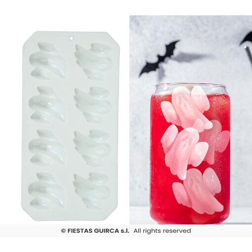 Halloween ijsklontjes Ghost