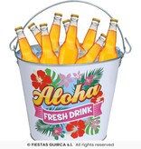 Metalen Emmer Hawaii Aloha (19x23cm)