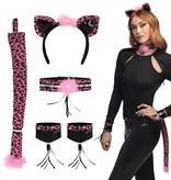 Set Pink Leopard Dames