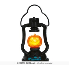 Lantaarn Pompoen Met Licht en Geluid (15cm)