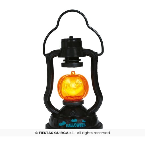 Lantaarn Pompoen Met Licht en Geluid (15cm)