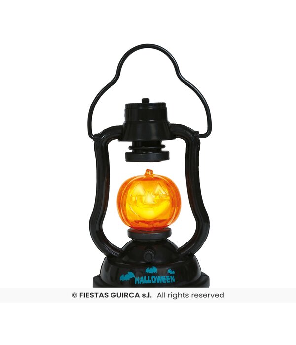 Lantaarn Pompoen Met Licht en Geluid (15cm)