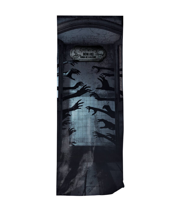 Deurgordijn Scene Setter Creepy Curiosities (215cm)