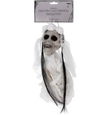Hangdecoratie Bruid Skelet Halloween (90cm)