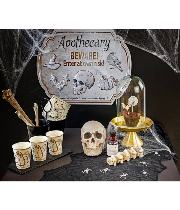 Deurbord Creepy Curiosities (40x50cm)