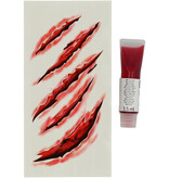 Schminkset Bloed & Tattoo Set Halloween
