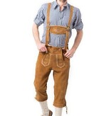 Lederhose Markus Lichtbruin Lang (100% Leder)