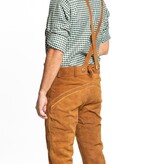 Lederhose Markus Lichtbruin Lang (100% Leder)