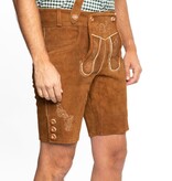 Lederhose Anton Lichtbruin Kort (Leer)