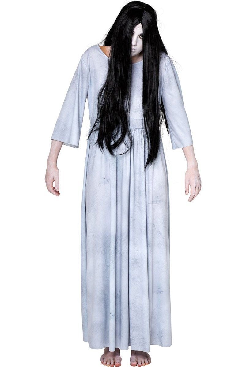 Karnival Costumes Halloween Evil Spirit Jurk & Pruik The Ring Dames Carnavalskleding Dames Halloween Kostuum Volwassenen Verkleedkleding Volwassenen - Polyester - Maat XL