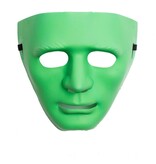 Groen Masker Anoniem PVC