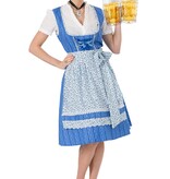 Dirndl Jurk Heike Blauw
