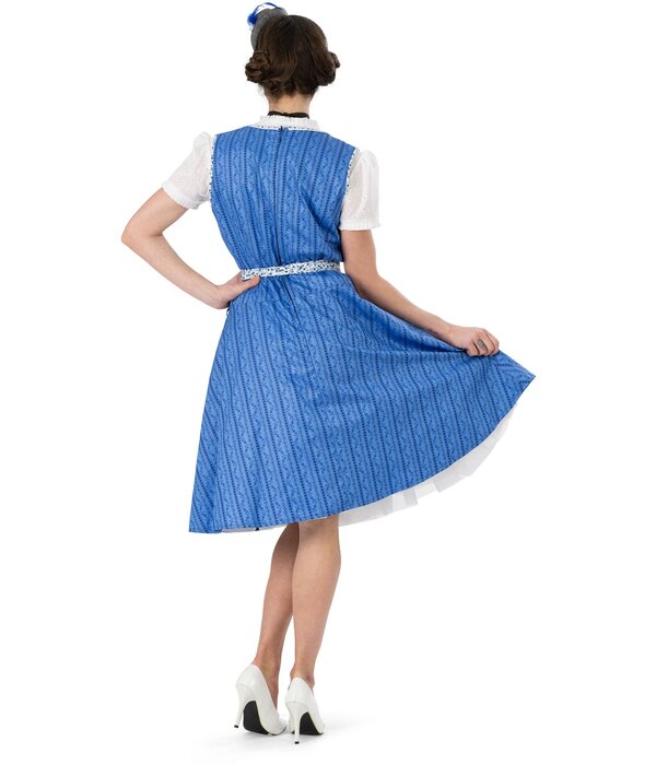 Dirndl Jurk Heike Blauw
