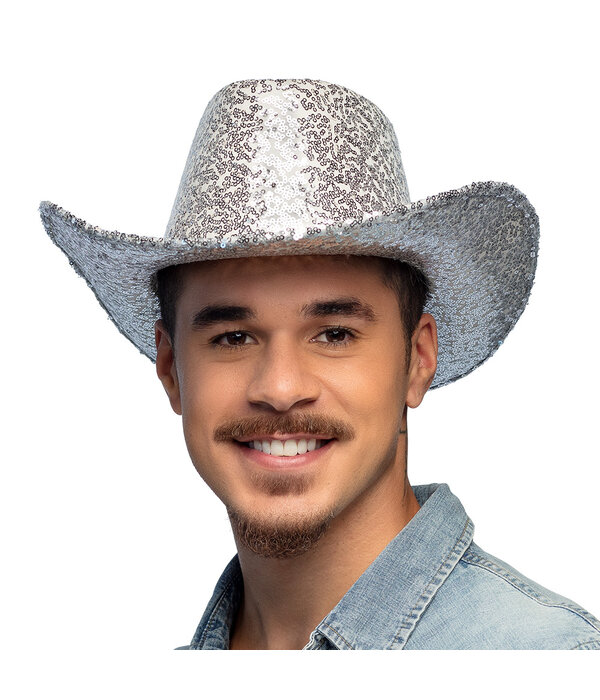Cowboy Hoed Rodeo Party Zilver