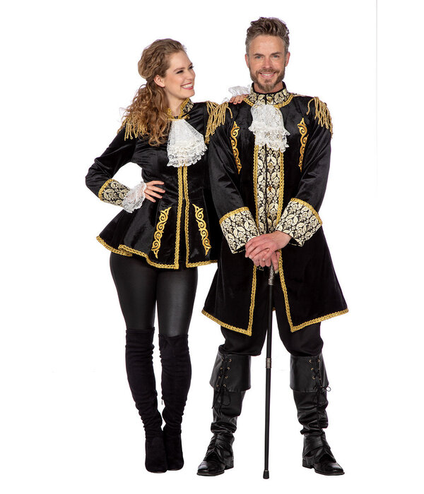 Luxe Jas Markies Zwart Hogendorp