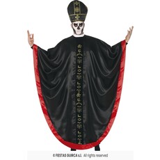 Satantische Kardinaal Kostuum Zwart/Rood