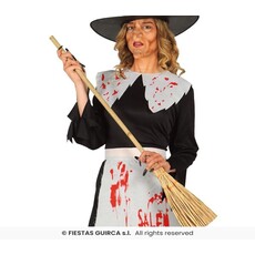 Heksenbezem 100cm Stro