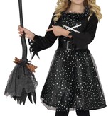 Heksenbezem 90cm krul afneembaar