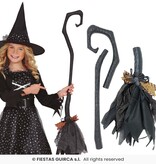 Heksenbezem 90cm krul afneembaar