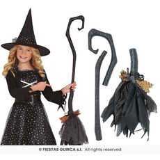 Heksenbezem 90cm krul afneembaar
