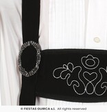 Lederhose Lang Zwart Bruno