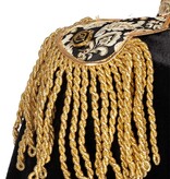 Luxe Jas Markiezin Zwart Borch