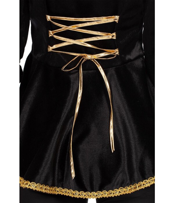 Luxe Jas Markiezin Zwart Borch