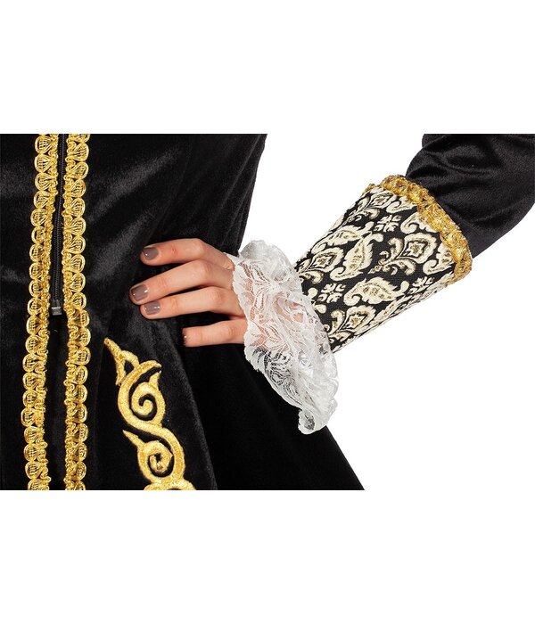 Luxe Jas Markiezin Zwart Borch