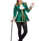 Luxe Jas Markiezin Groen Nijevelt