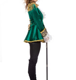 Luxe Jas Markiezin Groen Nijevelt