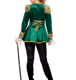 Luxe Jas Markiezin Groen Nijevelt