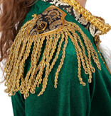 Luxe Jas Markiezin Groen Nijevelt