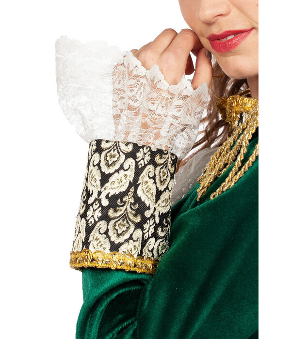 Luxe Jas Markiezin Groen Nijevelt