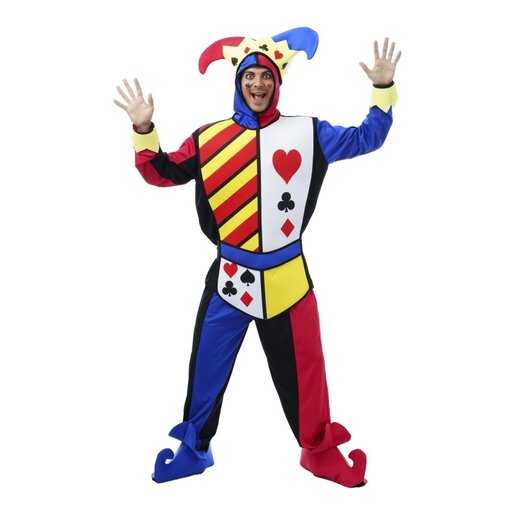 Crazy Joker Outfit Meerkleurig