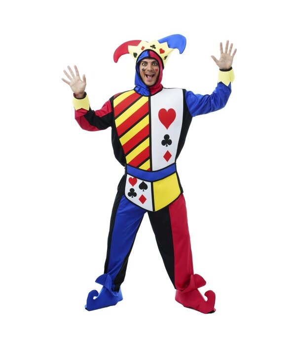 Crazy Joker Outfit Meerkleurig