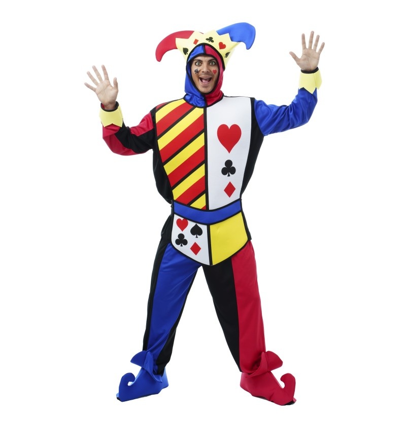 Crazy Joker Outfit Meerkleurig