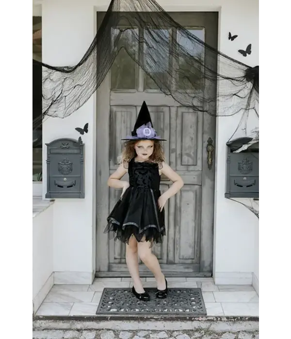 Heksen Jurkje Kind Zwart Eldora