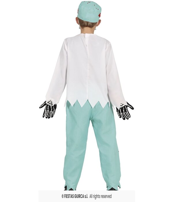 Dokter Griezel Kostuum Skelet Kind