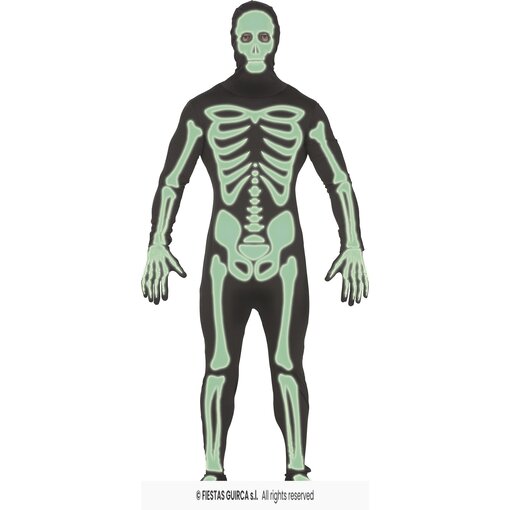 Glow In The Dark Morphsuit Skelet