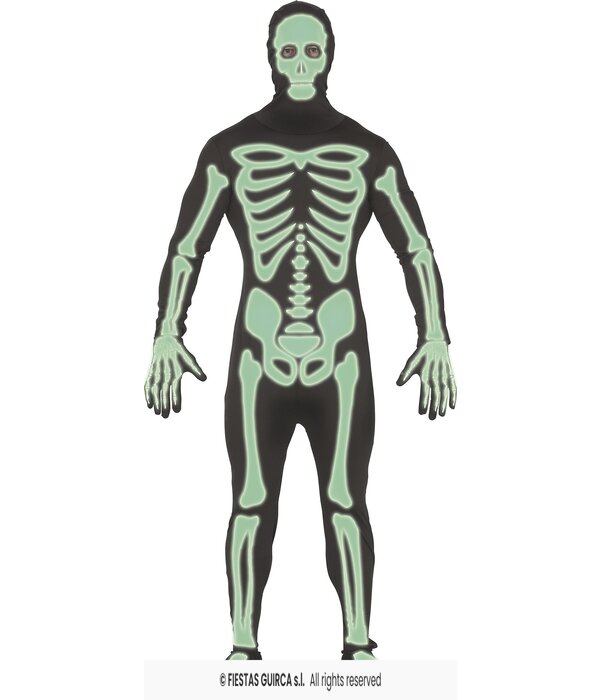 Glow In The Dark Morphsuit Skelet