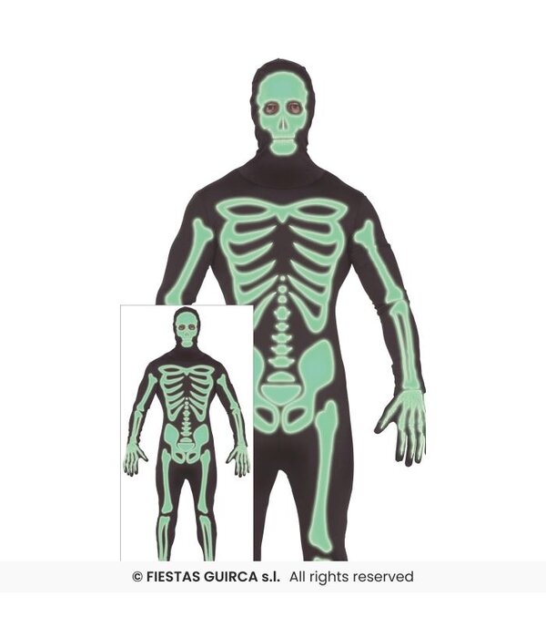 Glow In The Dark Morphsuit Skelet