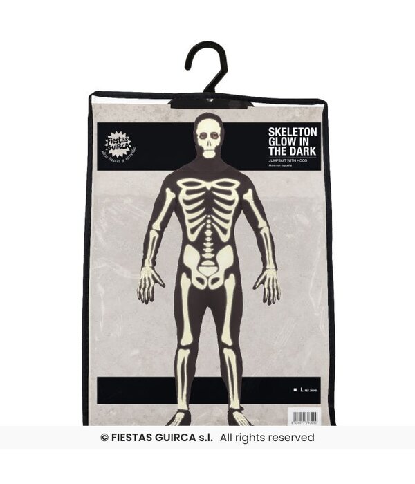 Glow In The Dark Morphsuit Skelet