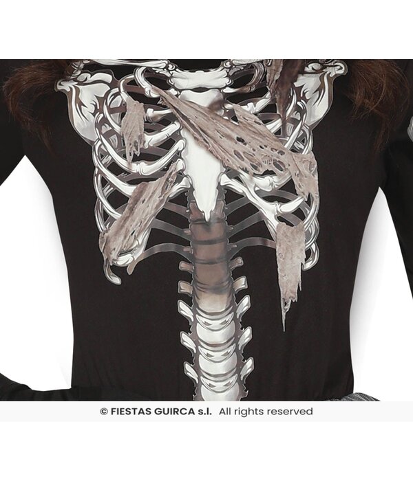 Ballerina Skelet Met Tutu Zwart Vrouw