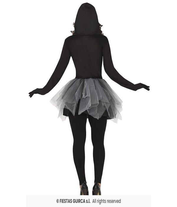 Ballerina Skelet Met Tutu Zwart Vrouw